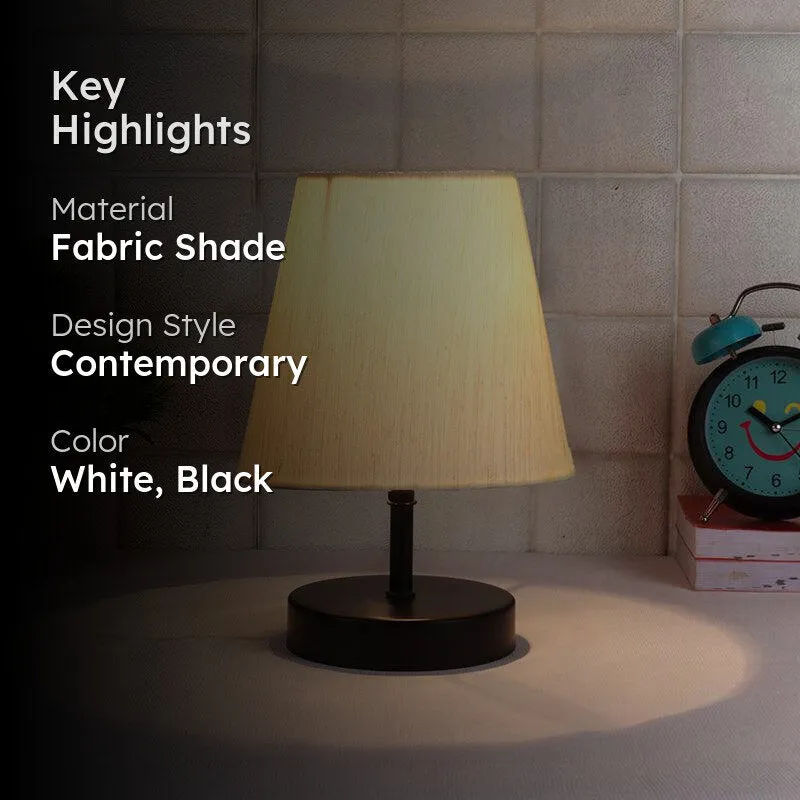 Otravo Fabric Table Lamp - White media 2