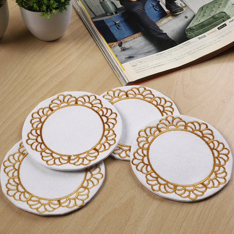 Ethno Edge Coaster (Yellow) - Set Of Four media 3