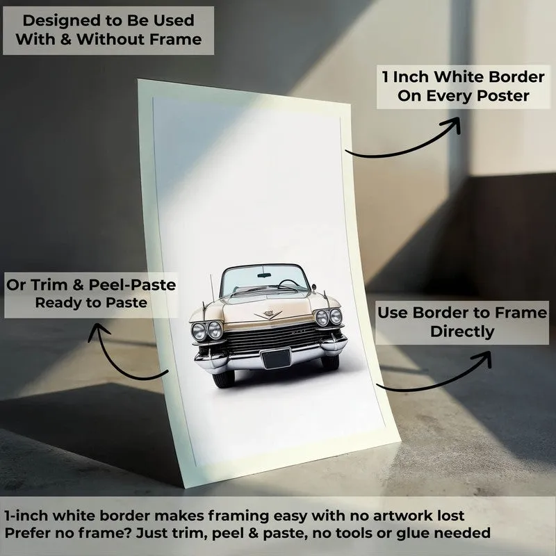 Cadillac Elegance Wall Poster - Beige media 9