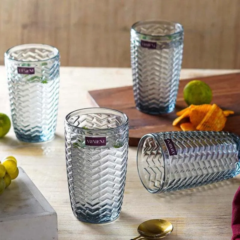 Chevs Tall Glass (390 ml ) - Set Of Four media 3