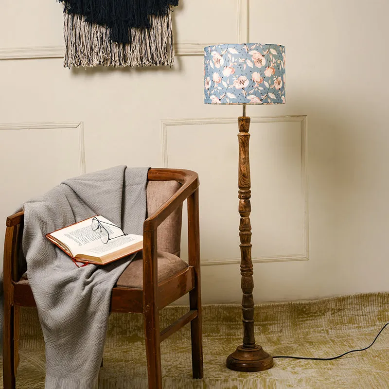 Etcho Bleu Flora Floor Lamp media 2
