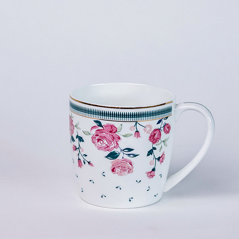 Magique: Portrait of a Rose Bone China Chai Mugs (180 mL Each) - Set of Six media 7