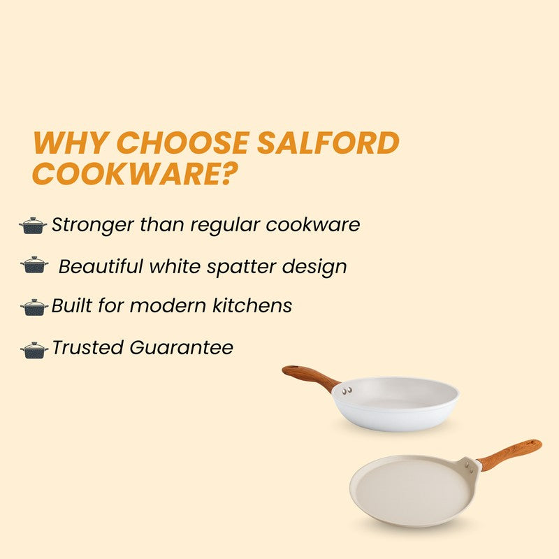 Salford Non Stick Cookware Set (White) - Two Piece Set media 9