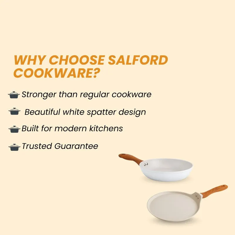 Salford Non Stick Cookware Set (White) - Two Piece Set media 9