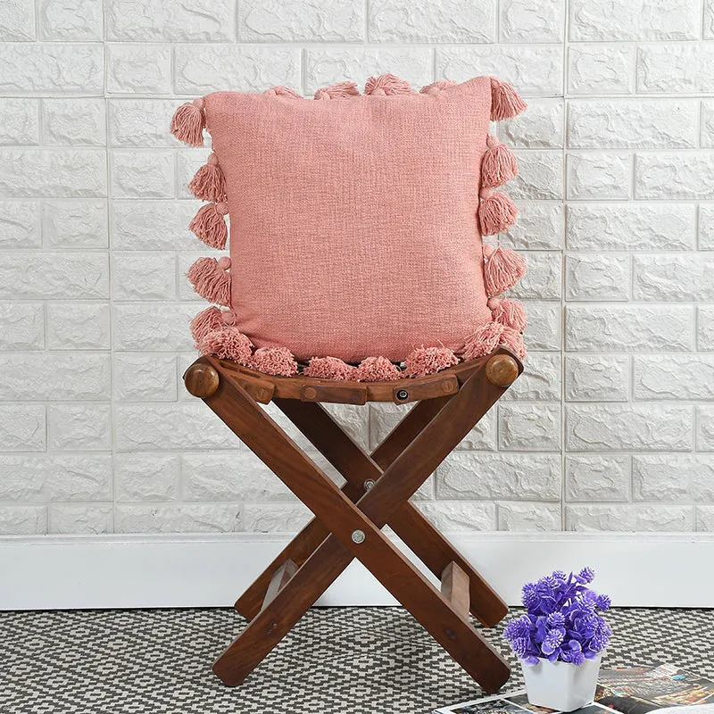 Tassia Cushion Cover (Pink) - Set Of Two media 6