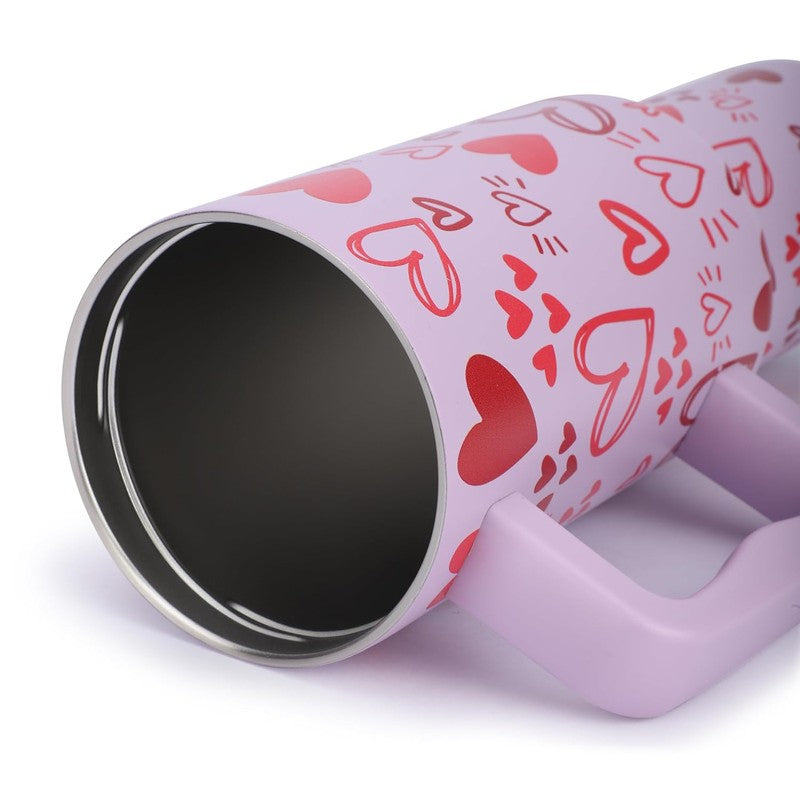 Amour Heart Stainless Steel Tumbler - 1200 ML media 8