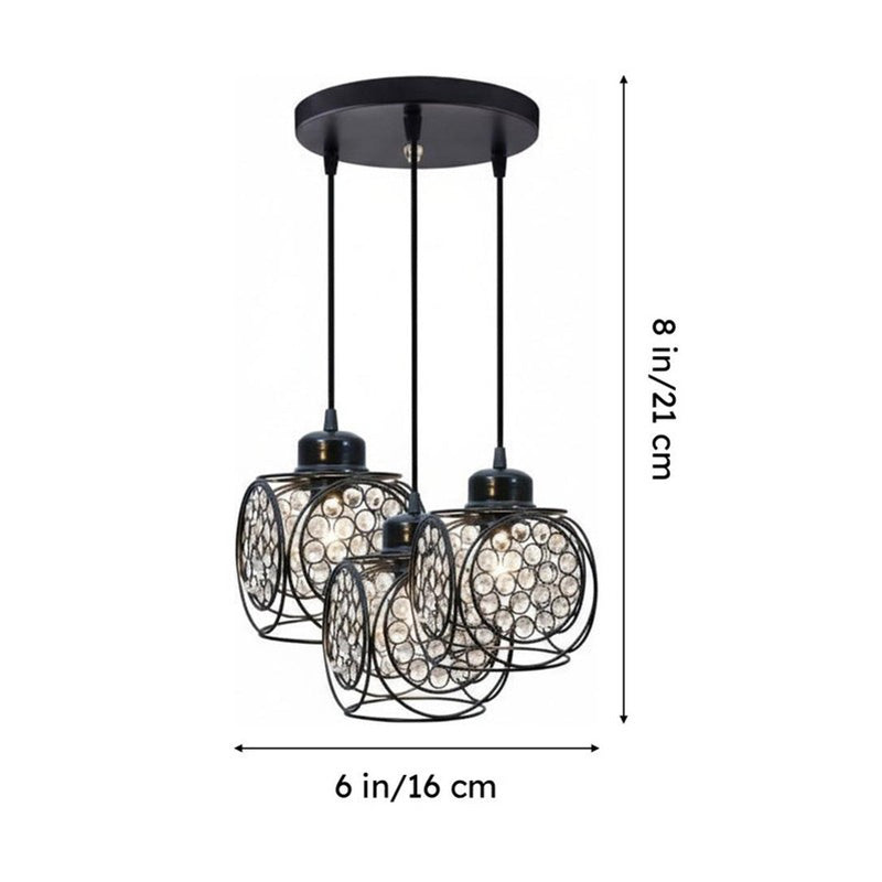 Capri Cluster Pendant Lamp - Black media 7
