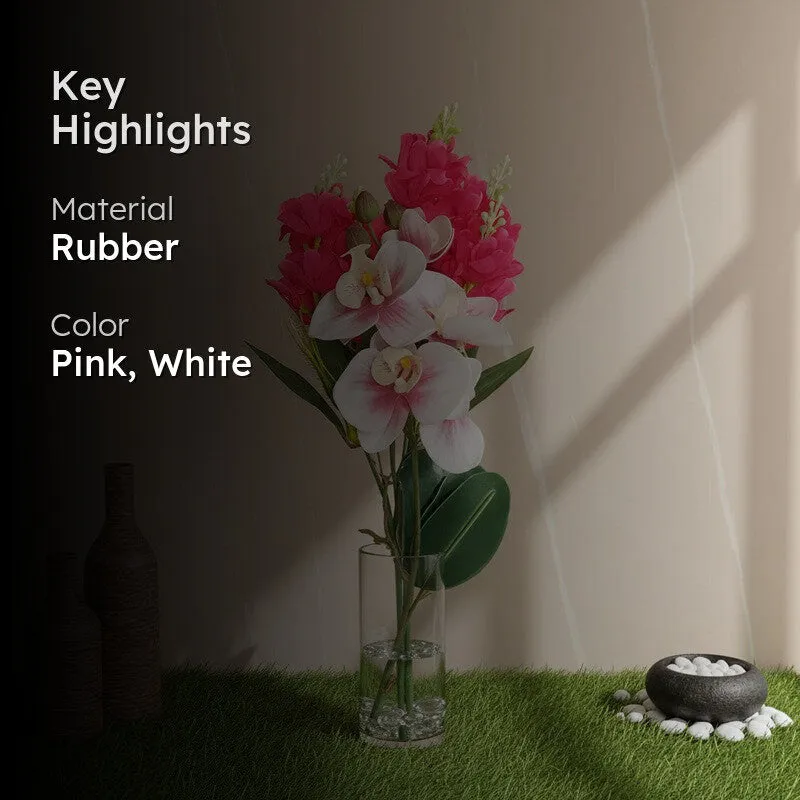 Bloomelle Artificial Flowers Bunch - Pink media 2