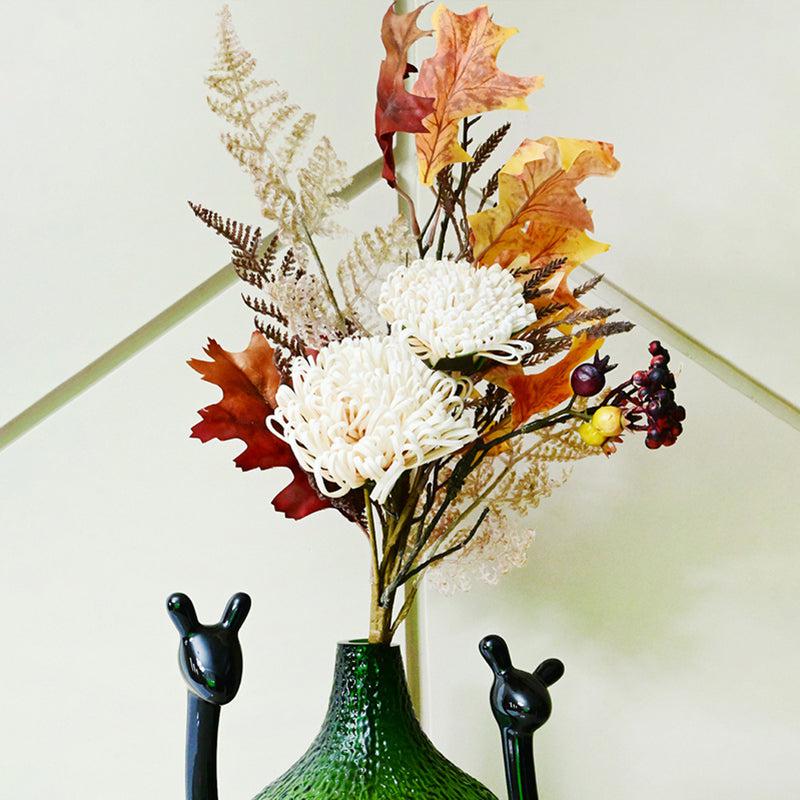 Artificial Dahlia Flower Bunch media 3