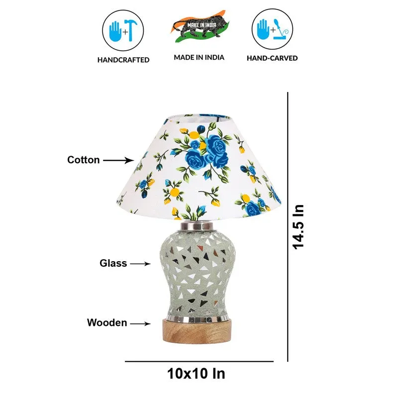 Liora Fleur Wooden Table Lamp - Multicolor media 9