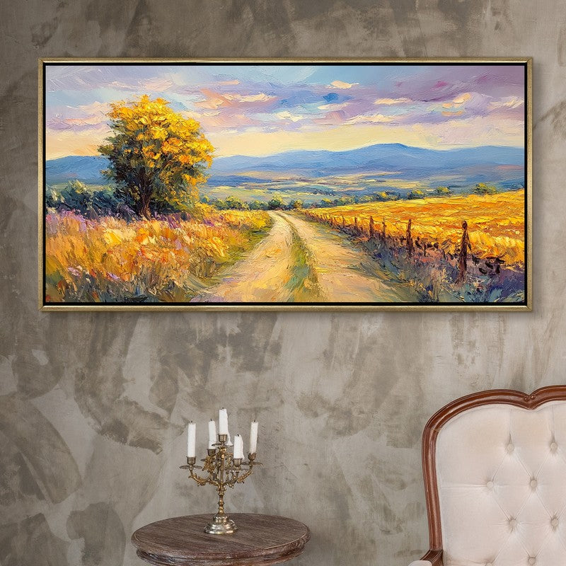 Tuscany Canvas Wall Painting With Frame