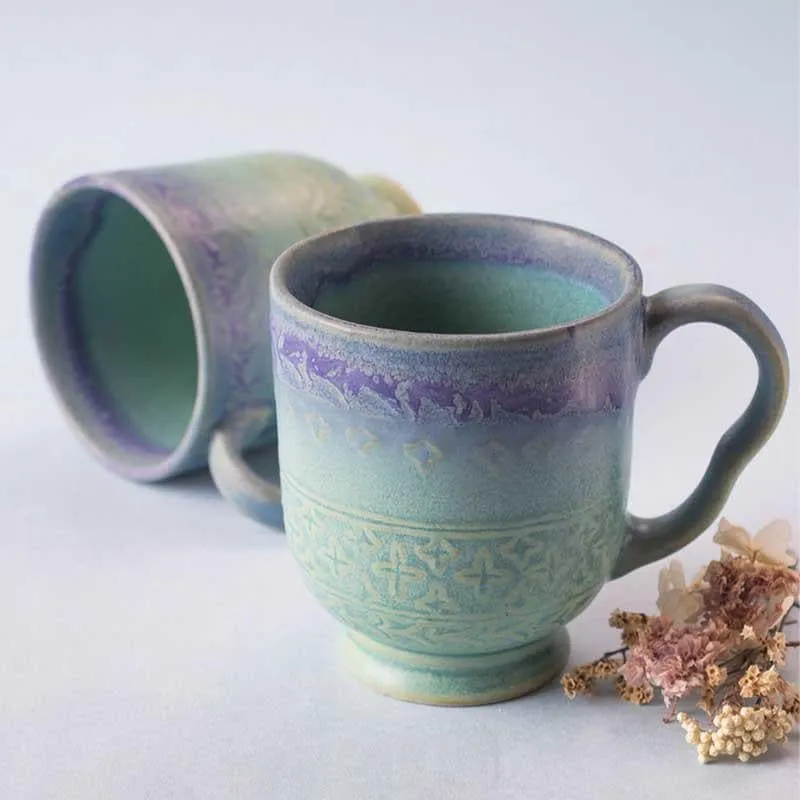 Quench Stoneware Coffee Mug (400 mL Each) - Set of Two media 1