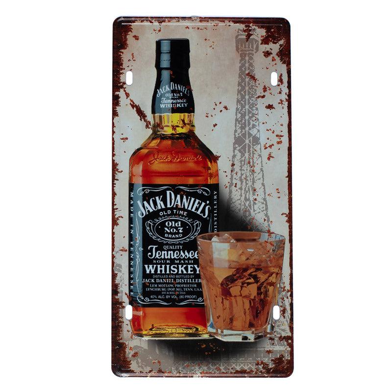 Jack Daniels Bottle Metal Wall Accent media 3
