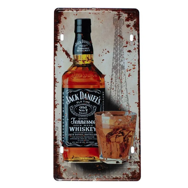 Jack Daniels Bottle Metal Wall Accent media 3