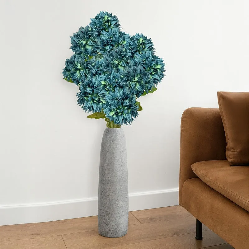 Charm in Bloom (Blue ) Luxury Artificial Floral Decor - Set Of Two media 3