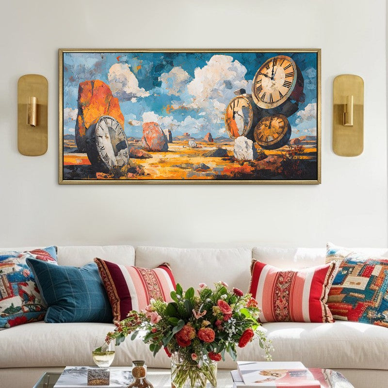 Eternal Pause Canvas Wall Painting With Frame