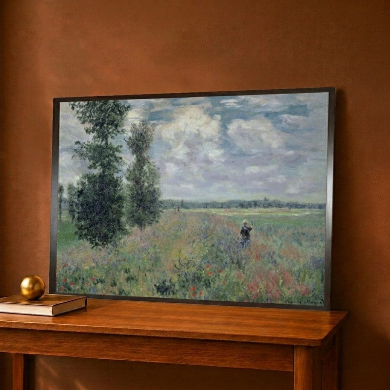 The Poppy Field Canvas Wall Painting - 16 x 12 Inches