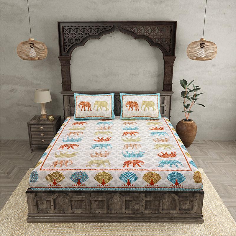 Gajendra Regal Cotton Bedsheet (Multicolor) - 180 TC media 3