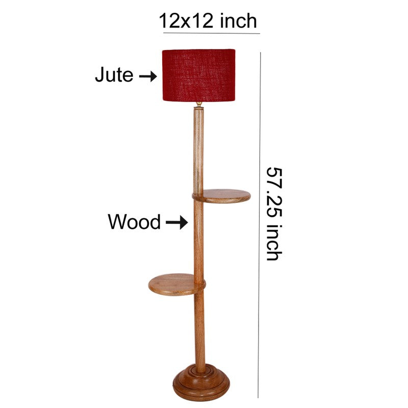 MonoShade Luxe Floor Lamp (Maroon) media 7