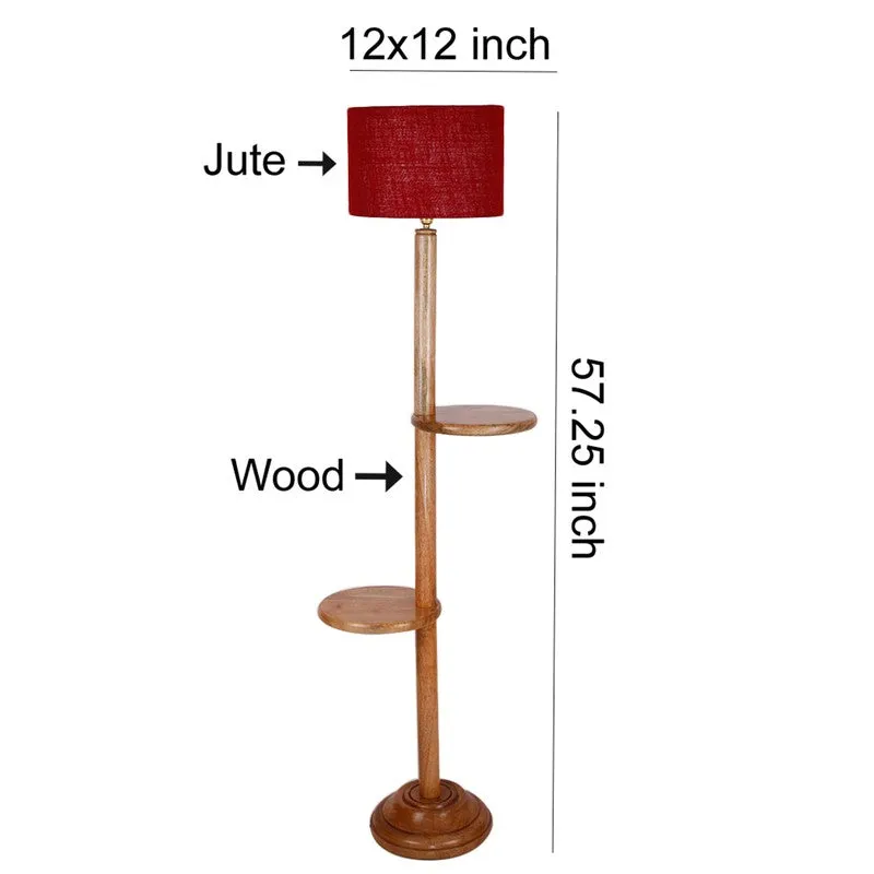 MonoShade Luxe Floor Lamp (Maroon) media 7