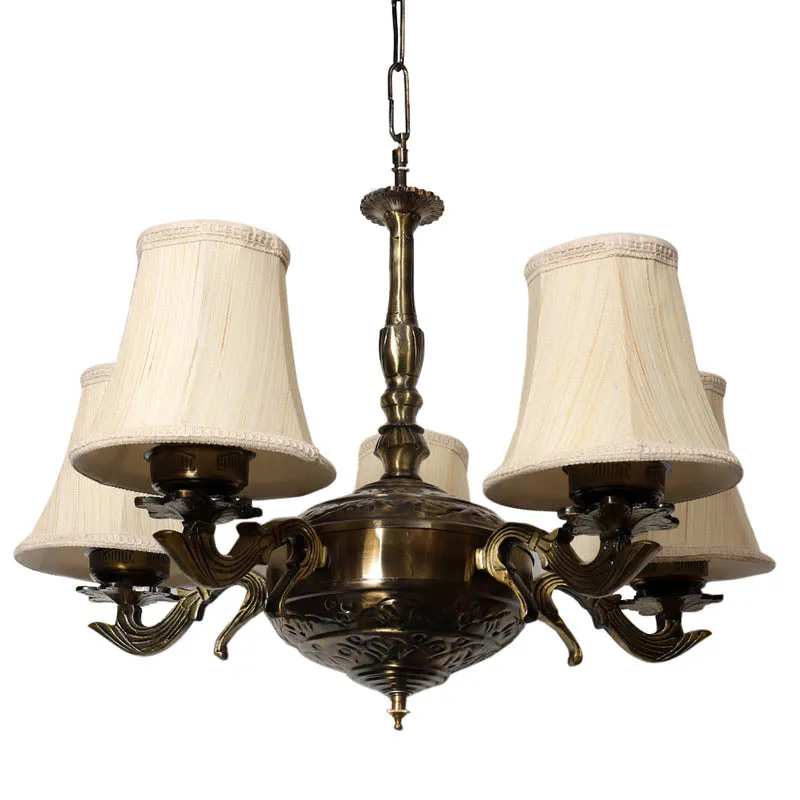 Velas Conical Golden Antique Ceiling Lamp media 4