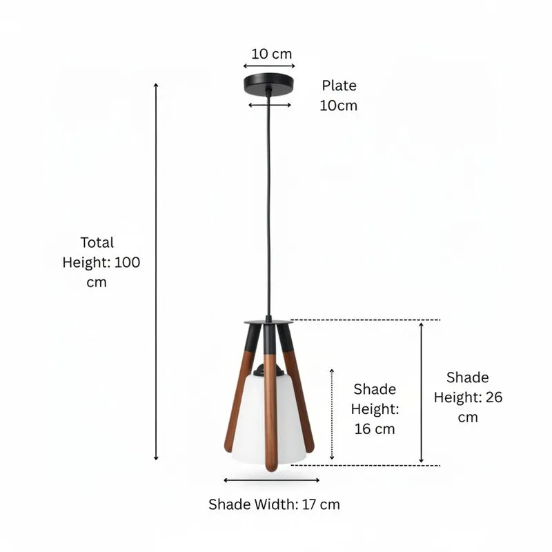 Halo Beam Glass Ceiling Lamp media 7