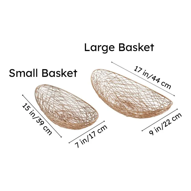 Luciana Fruit Basket (Copper) - Set Of Two media 6