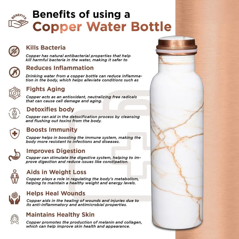 HydroTide Copper Water Bottle - 1000 mL media 8