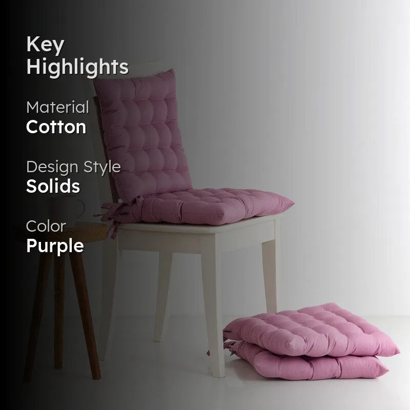 Savra Chair Pad (Purple) - Set Of Four media 2