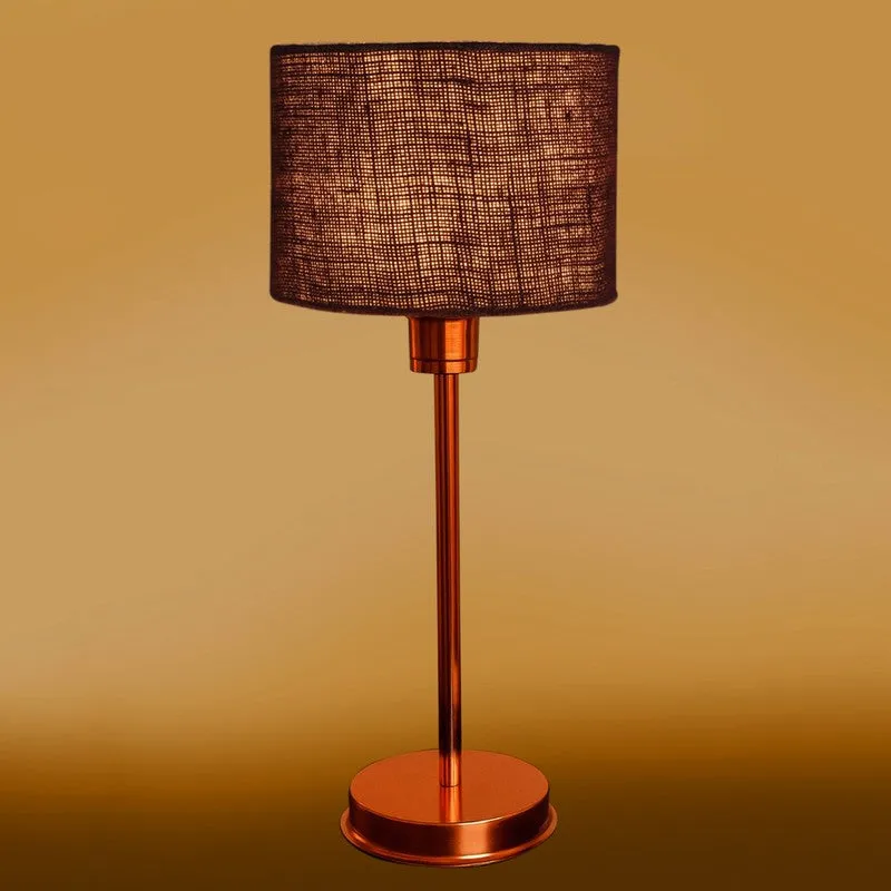 Kavira Lumo Metal Table Lamp - Brown media 7