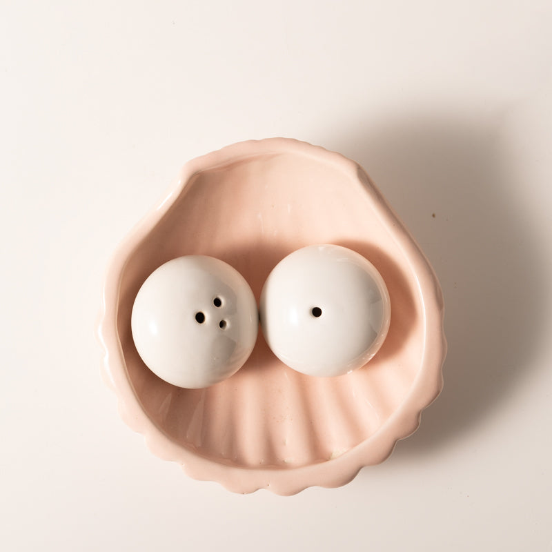 Pear In Shell Salt & Pepper Set - Three Piece Set media 5