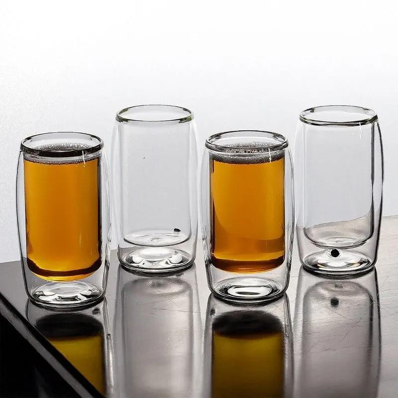Frosted Clear Drinking Glass(160 mL) - Set Of Four media 1