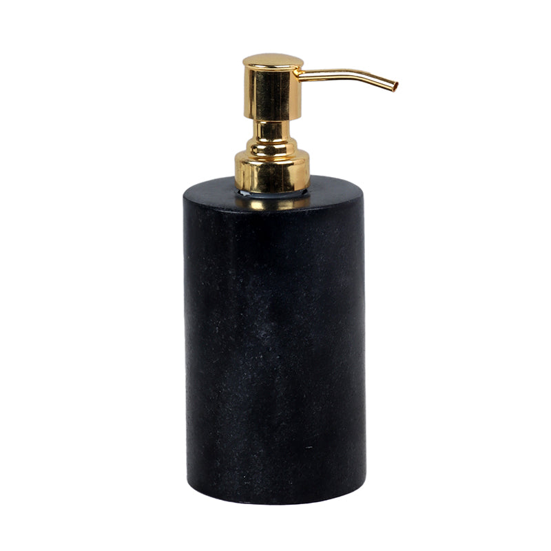 Alabaste Marble Soap Dispenser - Black & Gold media 3