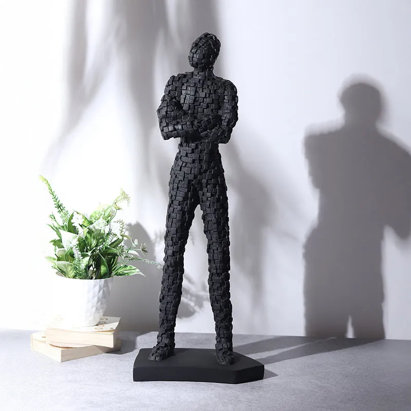 Stance Of Confidence Resin Showpiece - Black media 1