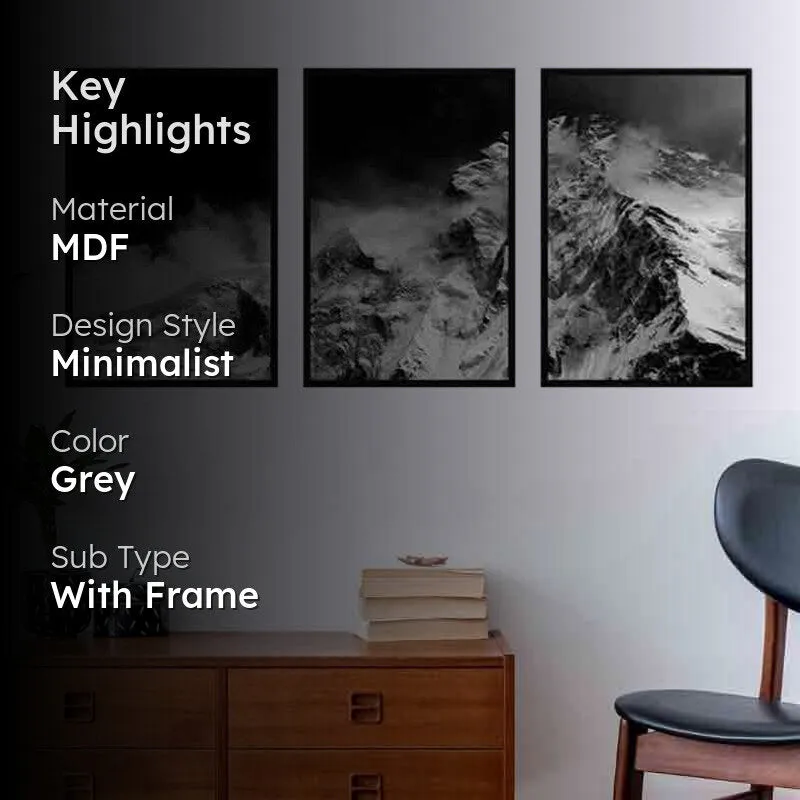 Mountain Wall Art - Set Of Three media 2