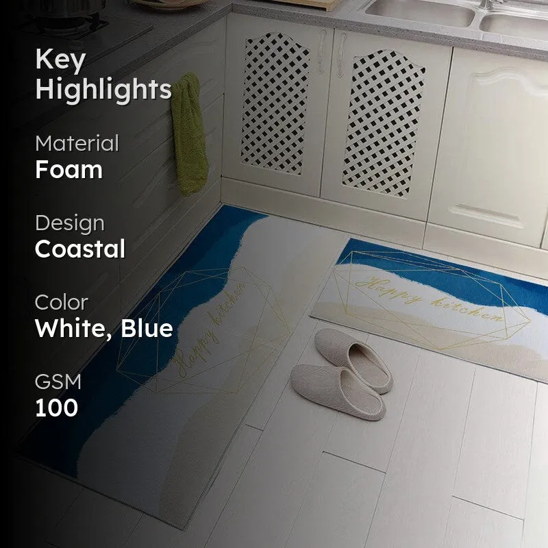 Coastal Anti (Skid Foam Kitchen Floor Mats) - Set Of Two media 2