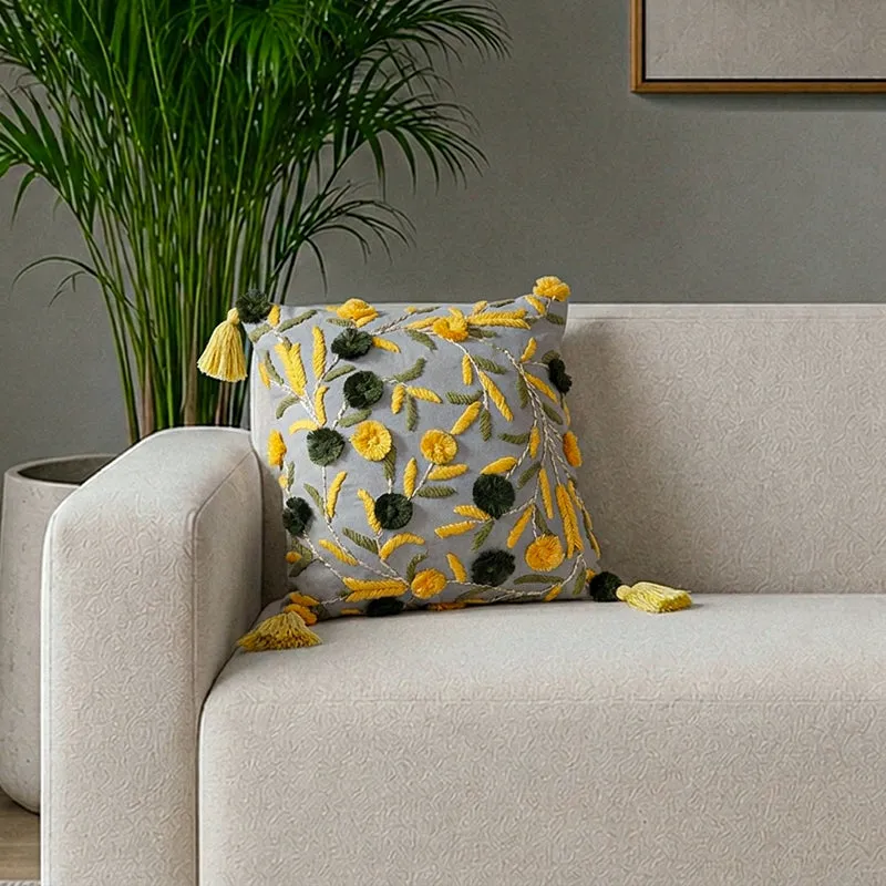 Floro Magica Cushion Cover - Grey media 1