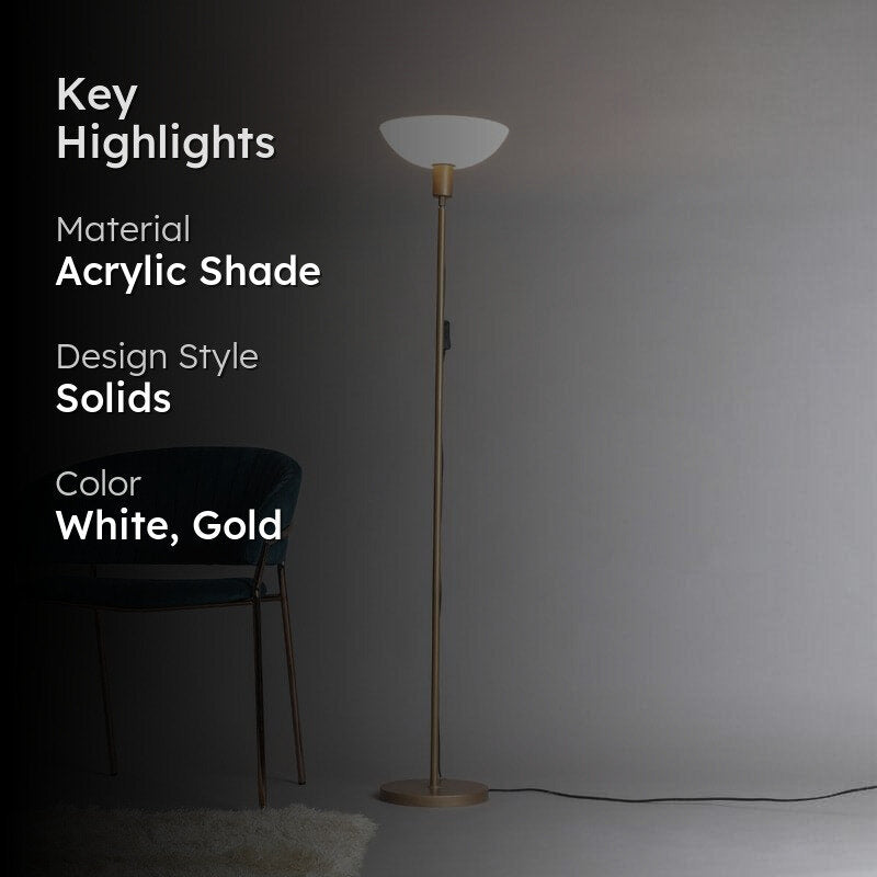 Corvina Gold Floor Lamp media 2