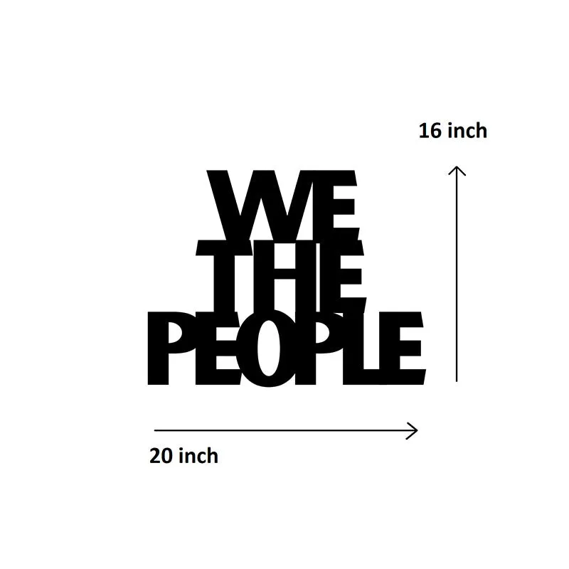 We The People Iron Wall Accent media 5
