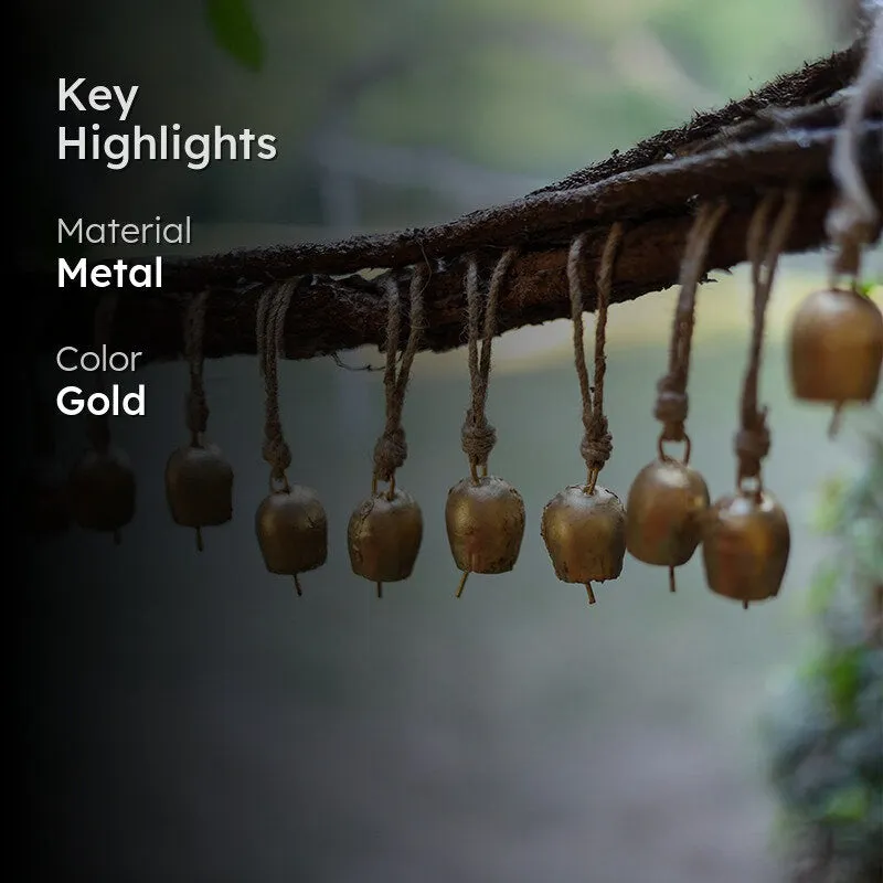 Aurum Chime Metal Bell - Set Of Ten media 2
