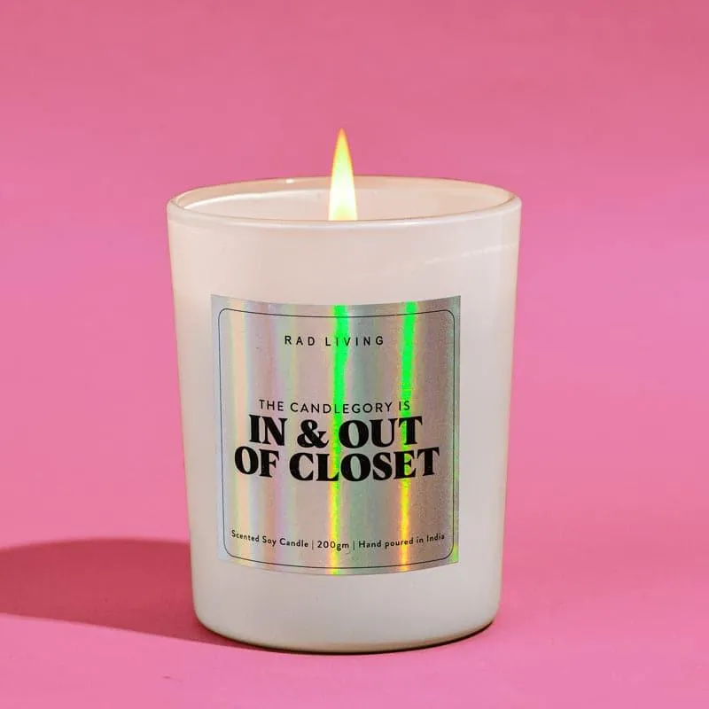 In & Out Of Closet Scented Candle media 3
