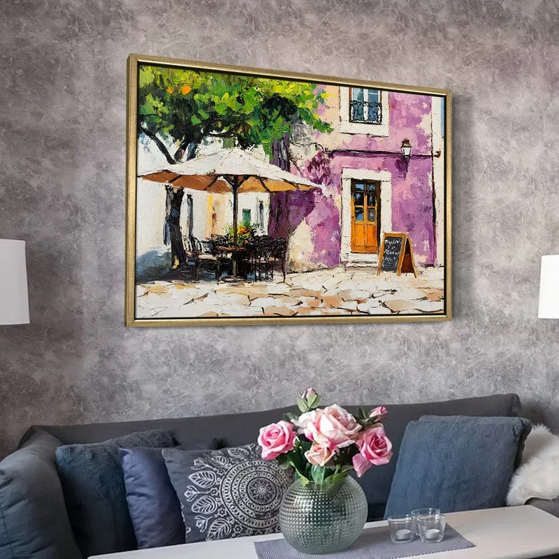 Veranda Canvas Wall Painting With Frame media 6