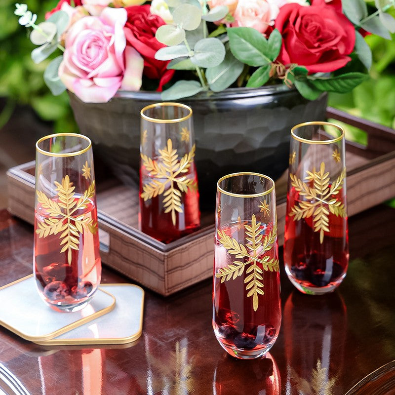 Mixology Aura Cocktail Glasses(300 mL Each) - Set of Four