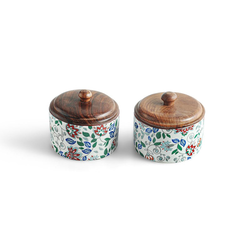 Floral Fusion Jars (250 mL Each) - Set Of Two media 3