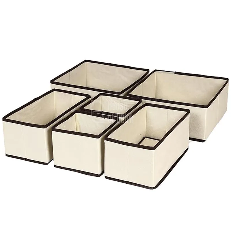 Harley Foldable Cloth Organizer - Set Of Six media 4