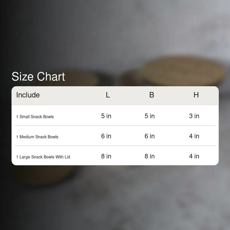 Raine Serving Bowl With Lid (Beige) - Set Of Three media 9