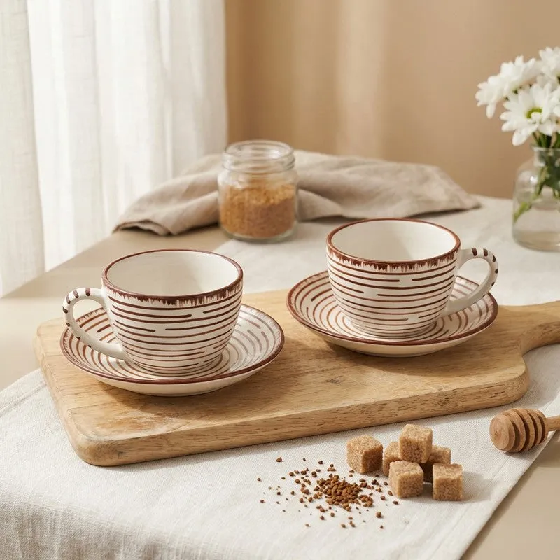 Cuppix Cup & Saucer (210 mL Each) - Set of Two media 1