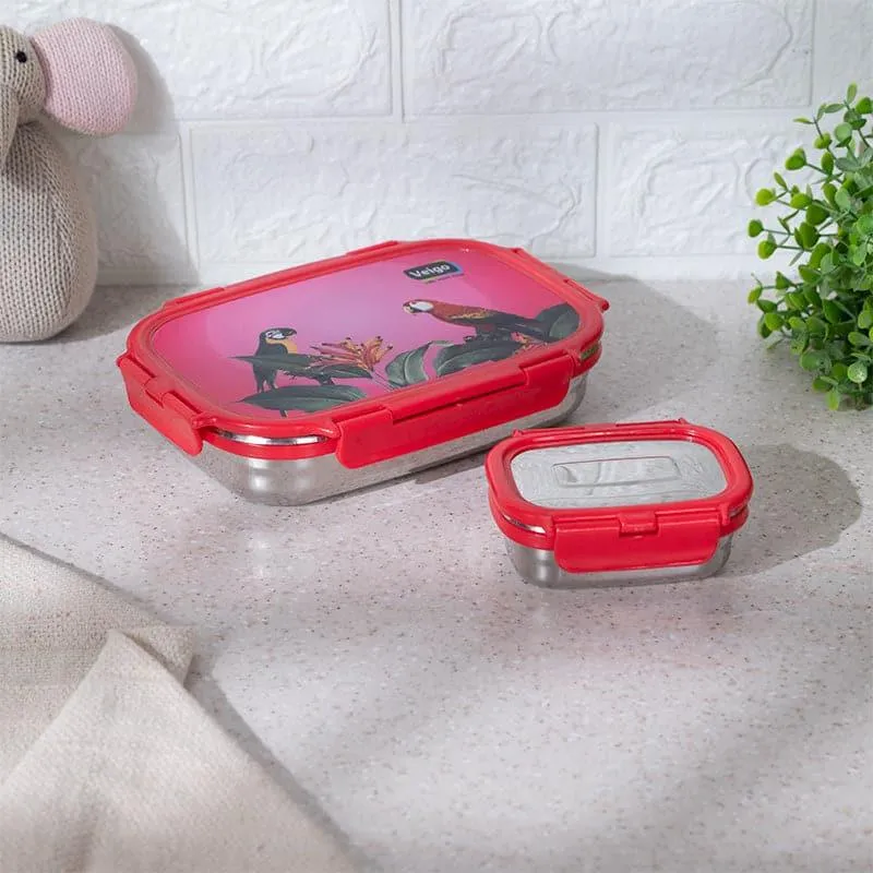 Tropic Trove Pink Lunch Box (775/150 mL) - Two Piece Set media 1