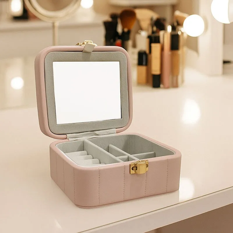 GildedPetite Faux Leather Jewel Box media 1