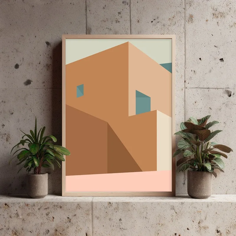 Serenity Nova Archival Canvas Wall Art - Natural Brown Frame media 4